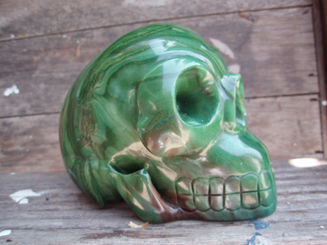 Jade Skull Green Can be used to harmonize dysfunctional relationships 181
